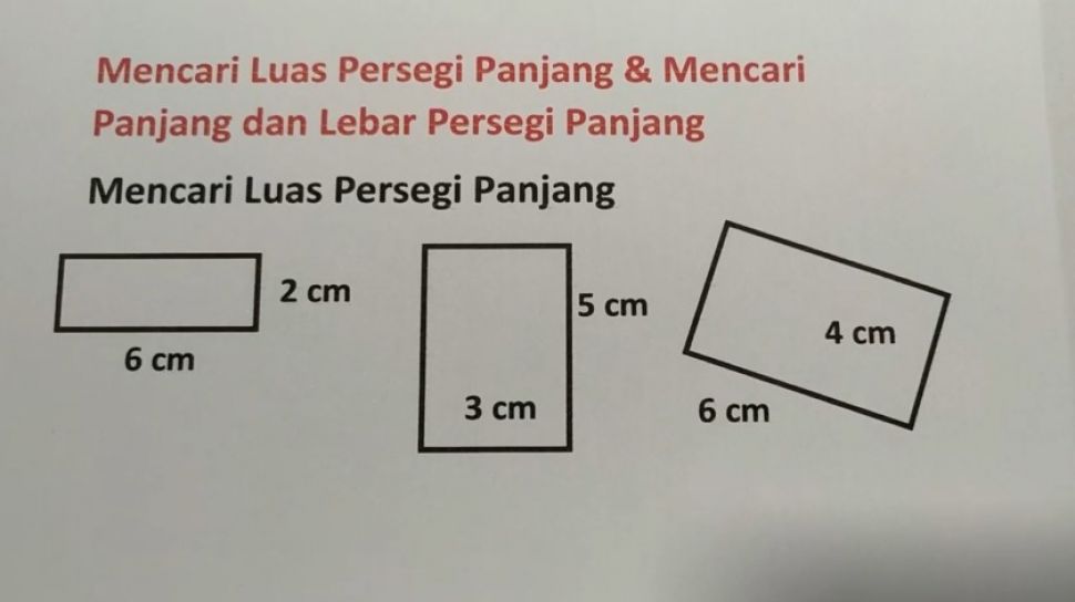 Detail Gambar Persegi Dan Persegi Panjang Nomer 13