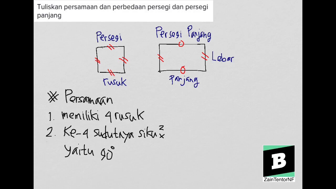 Detail Gambar Persegi Dan Persegi Panjang Nomer 37