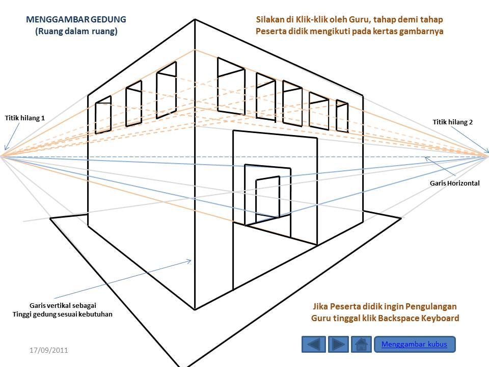 Detail Gambar Perspektif 2 Titik Nomer 7