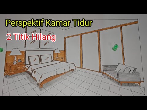 Detail Gambar Perspektif 2 Titik Hilang Dalam Ruangan Nomer 18