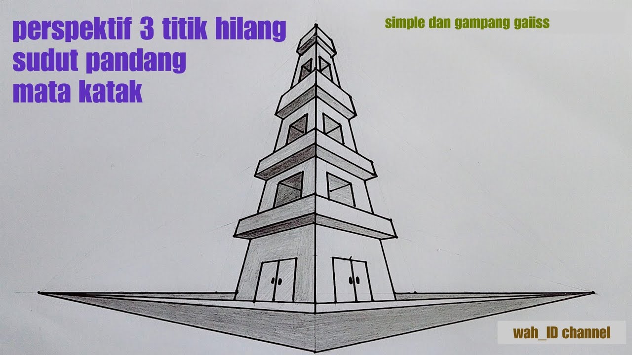 Detail Gambar Perspektif Tiga Titik Hilang Nomer 12