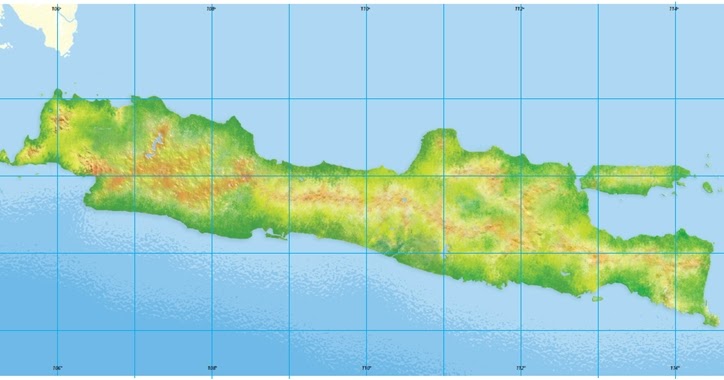 Gambar Peta Buta Pulau Jawa - KibrisPDR