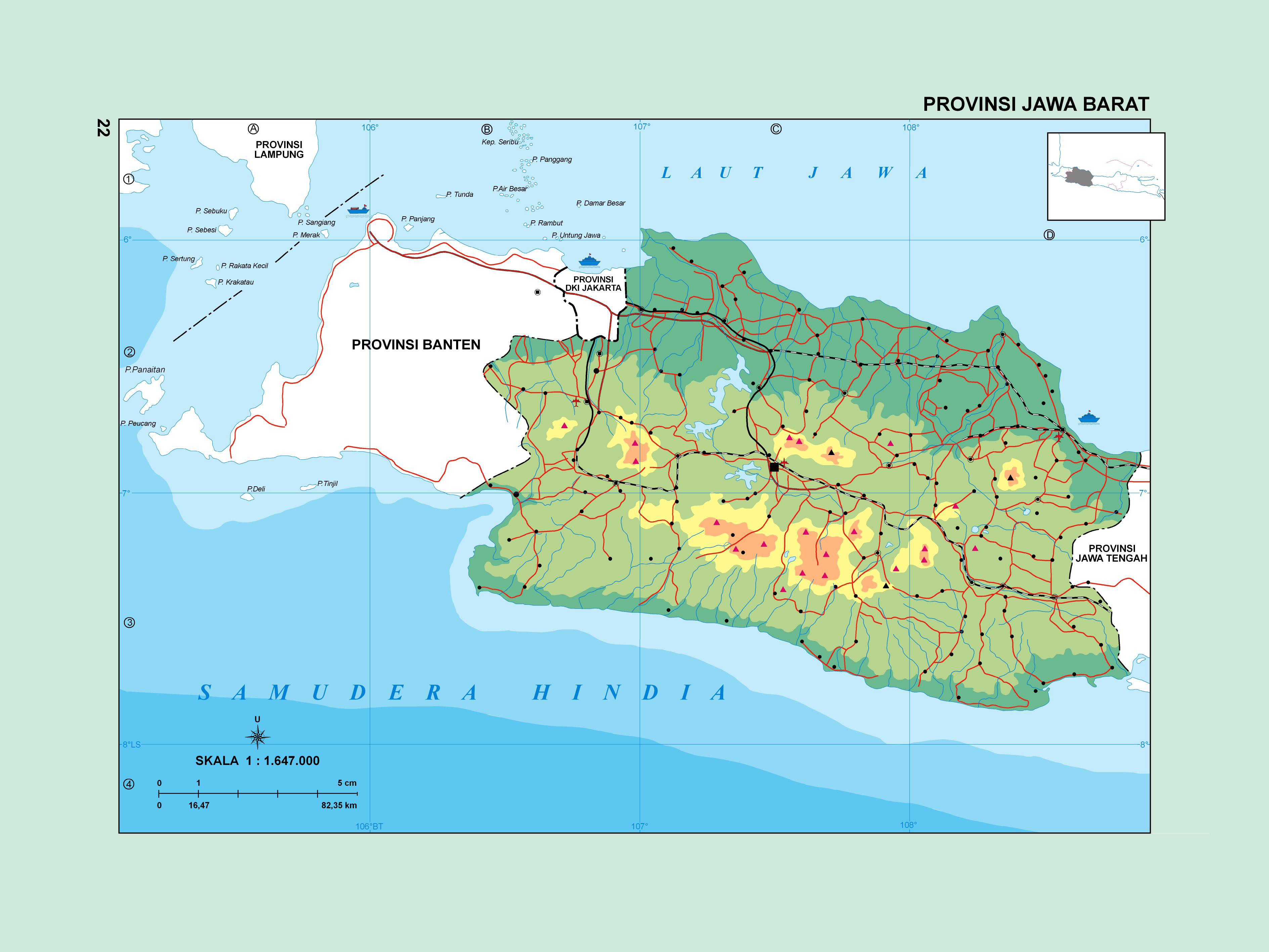 Detail Gambar Peta Buta Pulau Jawa Nomer 42