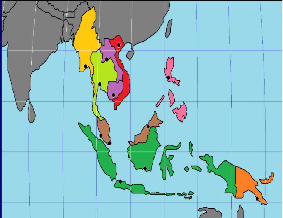 Detail Gambar Peta Negara Asean Yang Jelas Nomer 34