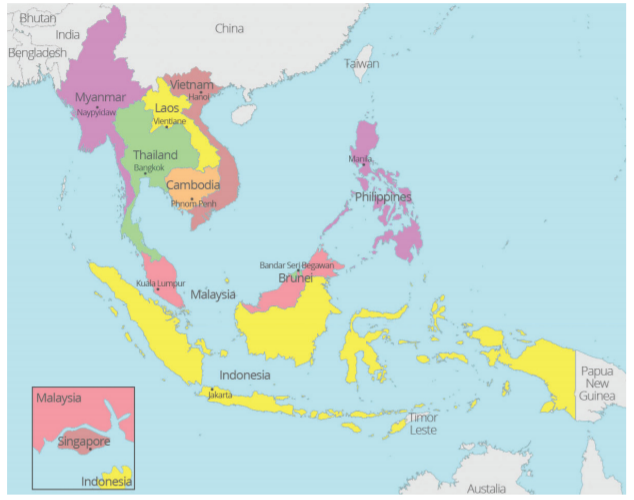 Detail Gambar Peta Negara Asean Yang Jelas Nomer 50