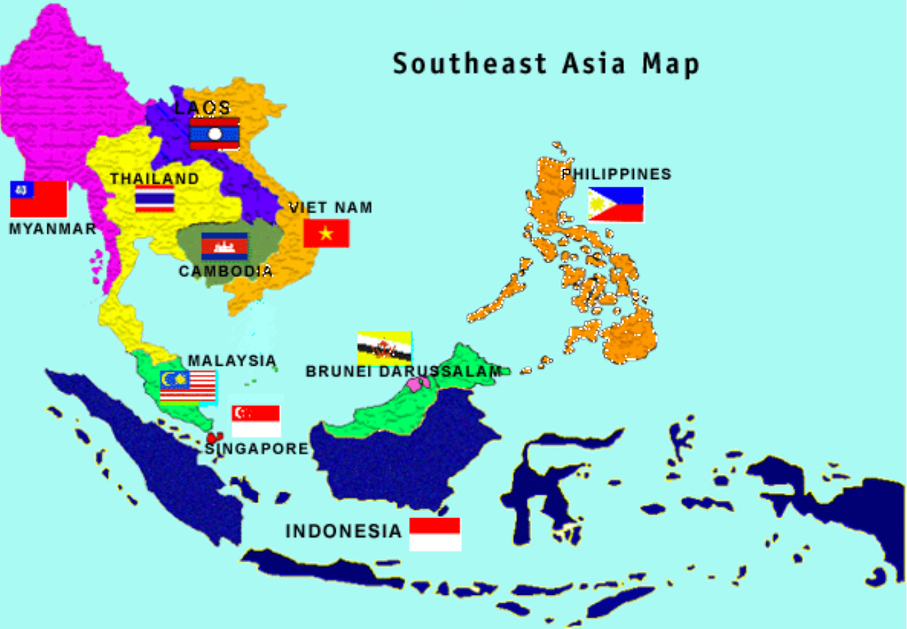 Detail Gambar Peta Negara Asean Yang Jelas Nomer 10