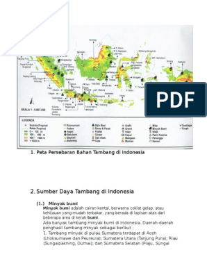 Detail Gambar Peta Persebaran Barang Tambang Di Indonesia Nomer 35
