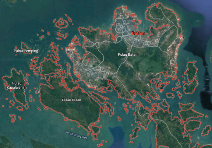 Detail Gambar Peta Pulau Batam Nomer 12