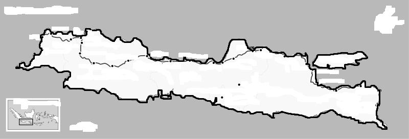 Detail Gambar Peta Pulau Jawa Hitam Putih Nomer 12