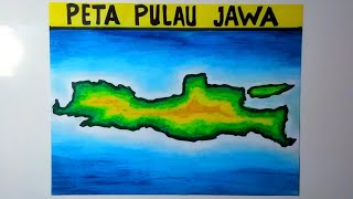 Detail Gambar Peta Pulau Jawa Hitam Putih Nomer 21