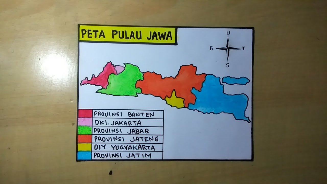 Detail Gambar Peta Pulau Jawa Hitam Putih Nomer 8