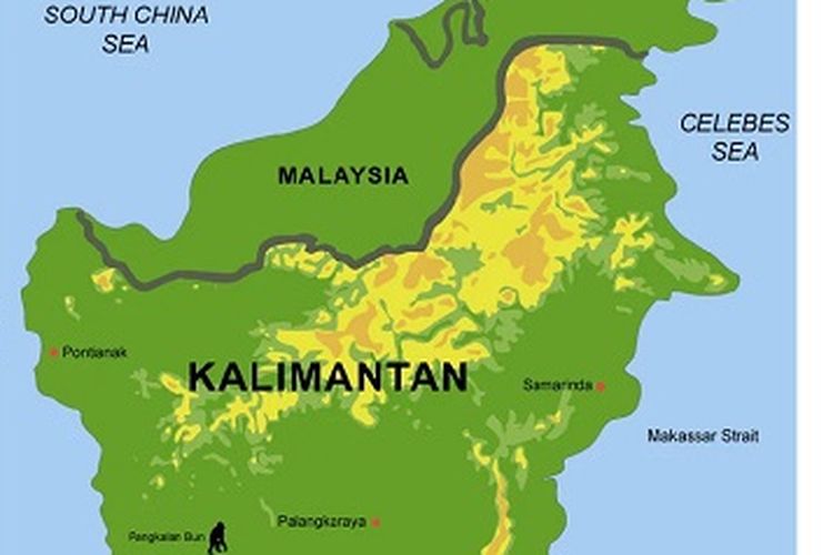 Detail Gambar Peta Pulau Kalimantan Nomer 23