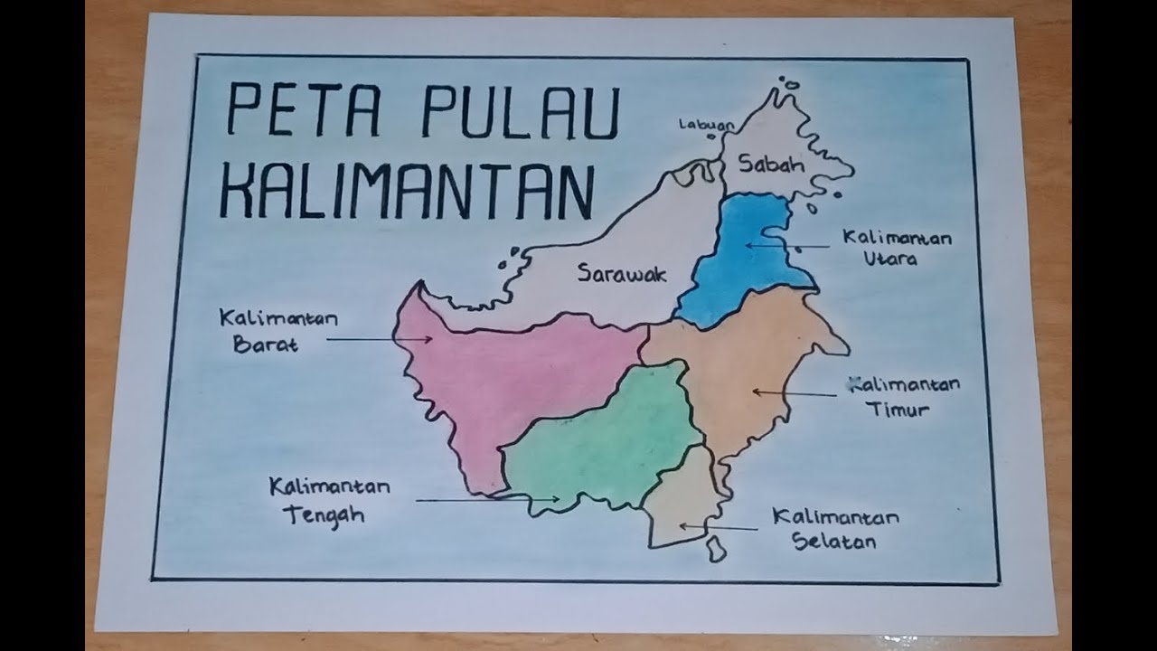 Detail Gambar Peta Pulau Kalimantan Nomer 5