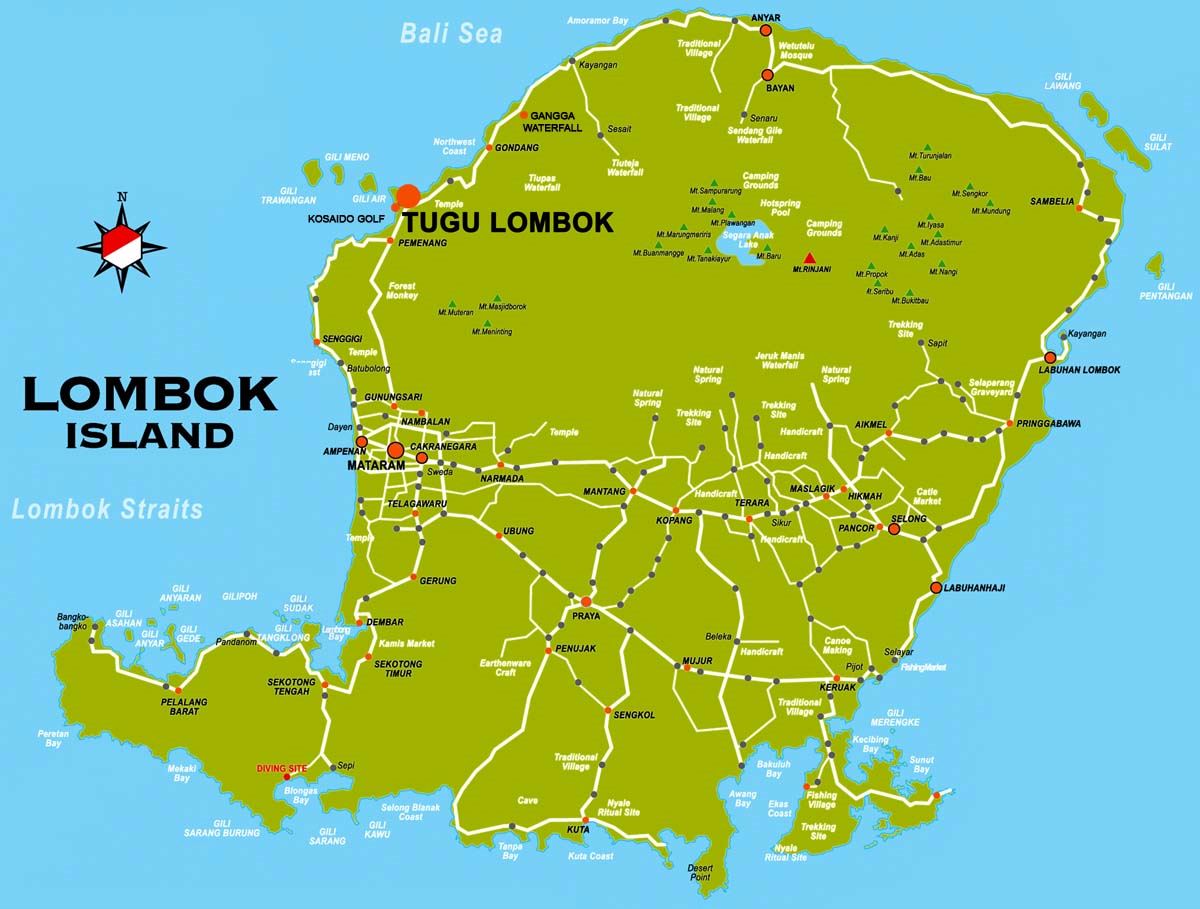 Detail Gambar Peta Pulau Lombok Nomer 5