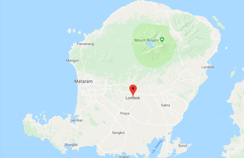 Detail Gambar Peta Pulau Lombok Nomer 30
