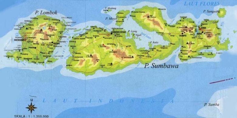 Detail Gambar Peta Pulau Lombok Nomer 34