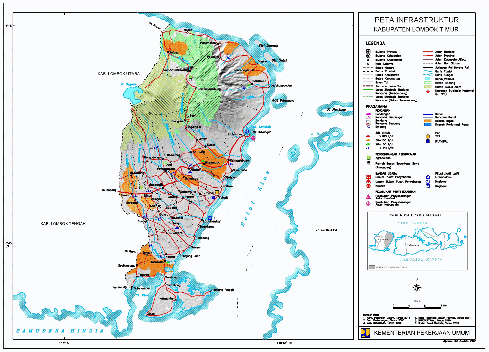 Detail Gambar Peta Pulau Lombok Nomer 41