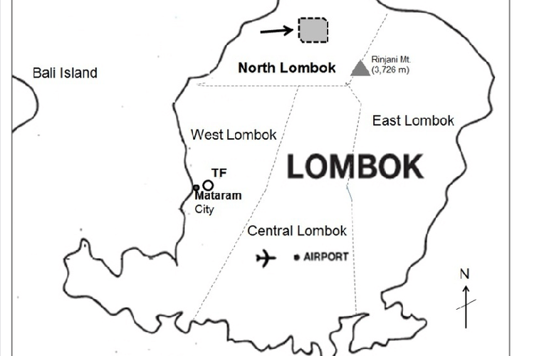 Detail Gambar Peta Pulau Lombok Nomer 8