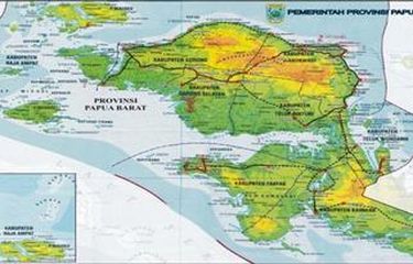 Gambar Peta Pulau Mansinam - KibrisPDR