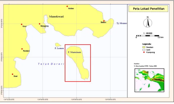 Detail Gambar Peta Pulau Mansinam Nomer 35