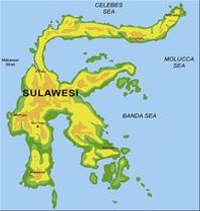 Detail Gambar Peta Pulau Sulawesi Nomer 3