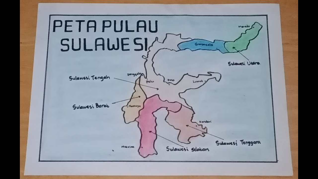 Detail Gambar Peta Pulau Sulawesi Nomer 6