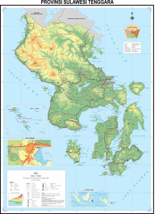 Detail Gambar Peta Pulau Sulawesi Lengkap Dg Provinsinya Nomer 17