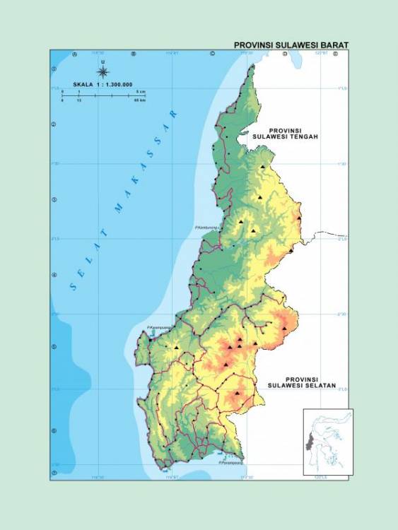 Detail Gambar Peta Pulau Sulawesi Lengkap Dg Provinsinya Nomer 18