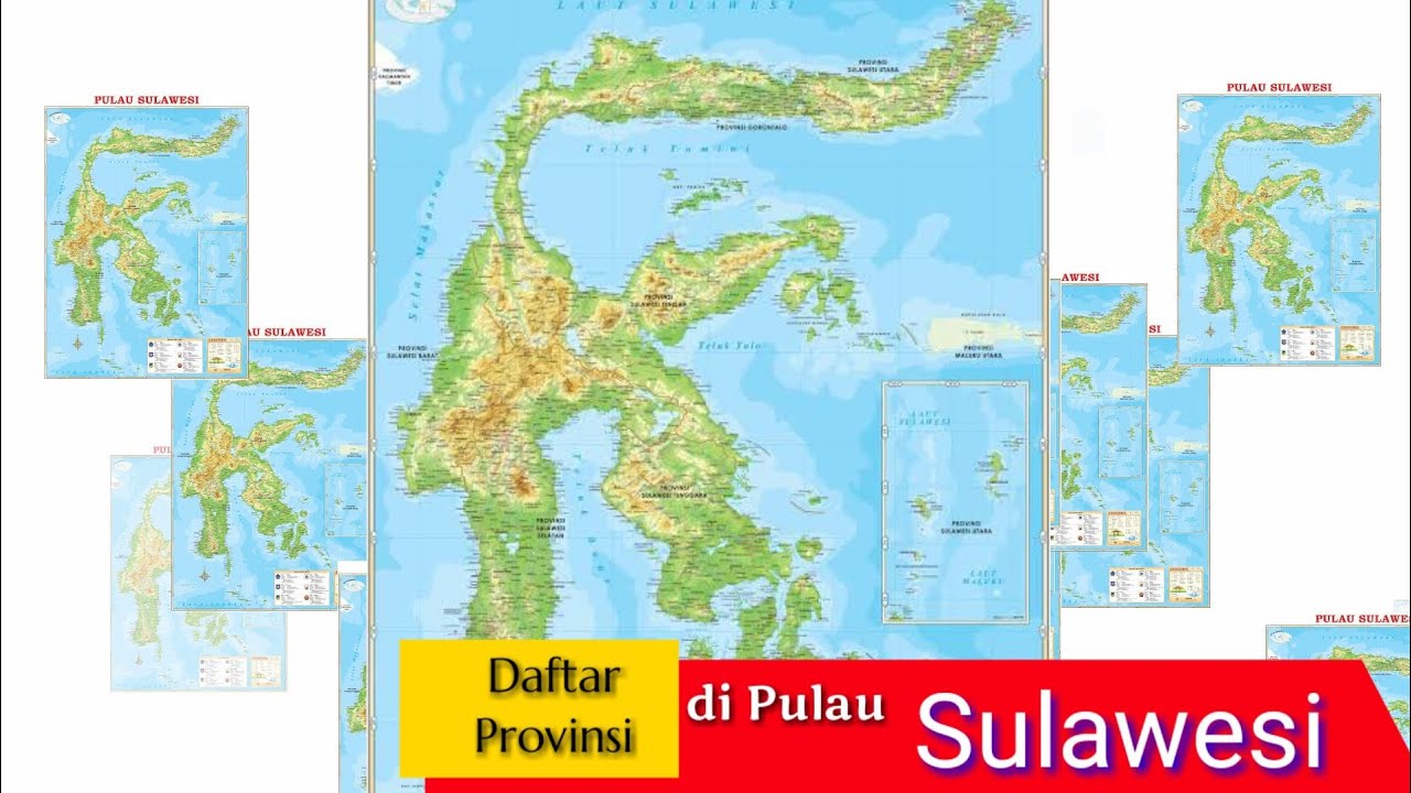 Detail Gambar Peta Pulau Sulawesi Lengkap Dg Provinsinya Nomer 28