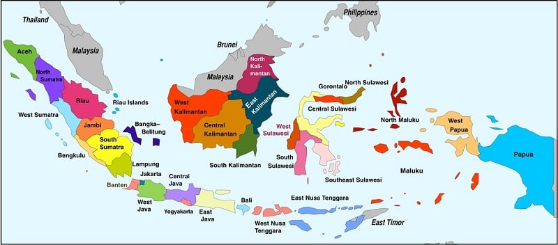 Detail Gambar Peta Pulau Sulawesi Lengkap Dg Provinsinya Nomer 34