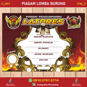 Detail Gambar Piagam Penghargaan Lomba Nomer 38