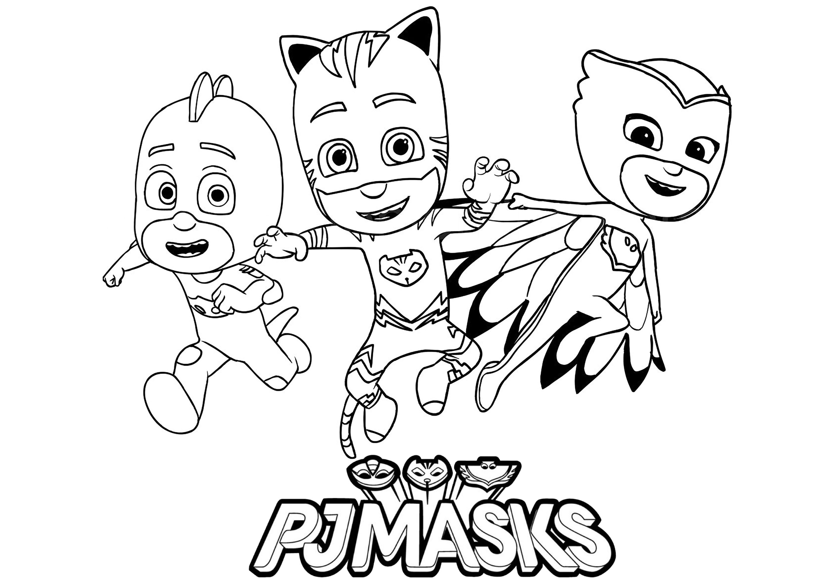 Gambar Pj Mask Untuk Mewarnai - KibrisPDR