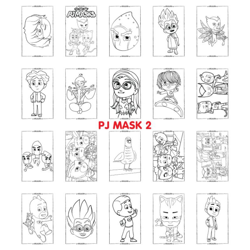 Detail Gambar Pj Mask Untuk Mewarnai Nomer 21