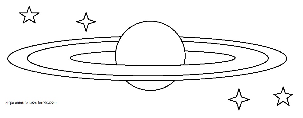 Detail Gambar Planet Untuk Diwarnai Nomer 3