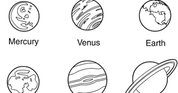 Detail Gambar Planet Untuk Diwarnai Nomer 25