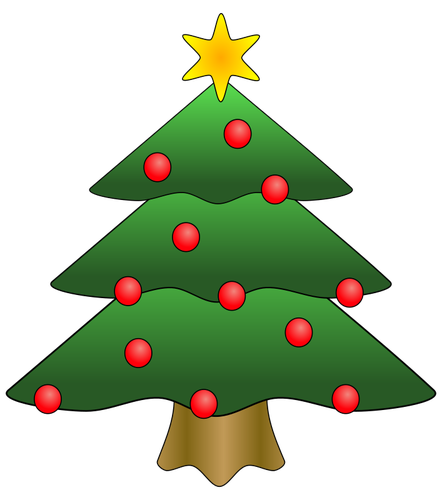 Detail Gambar Pohon Natal Vektor Nomer 12