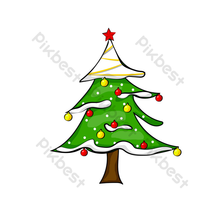 Detail Gambar Pohon Natal Vektor Nomer 31