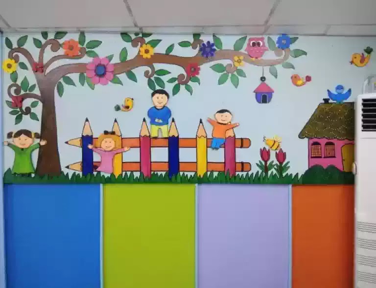 Detail Gambar Pohon Untuk Hiasan Dinding Kelas Anak Tk Nomer 33