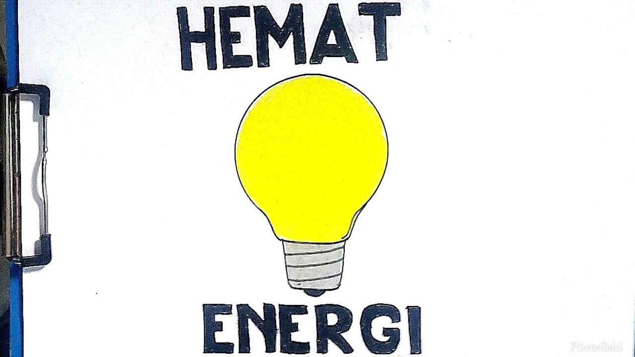 Detail Gambar Poster Hemat Energi Dibuku K 13 Nomer 15