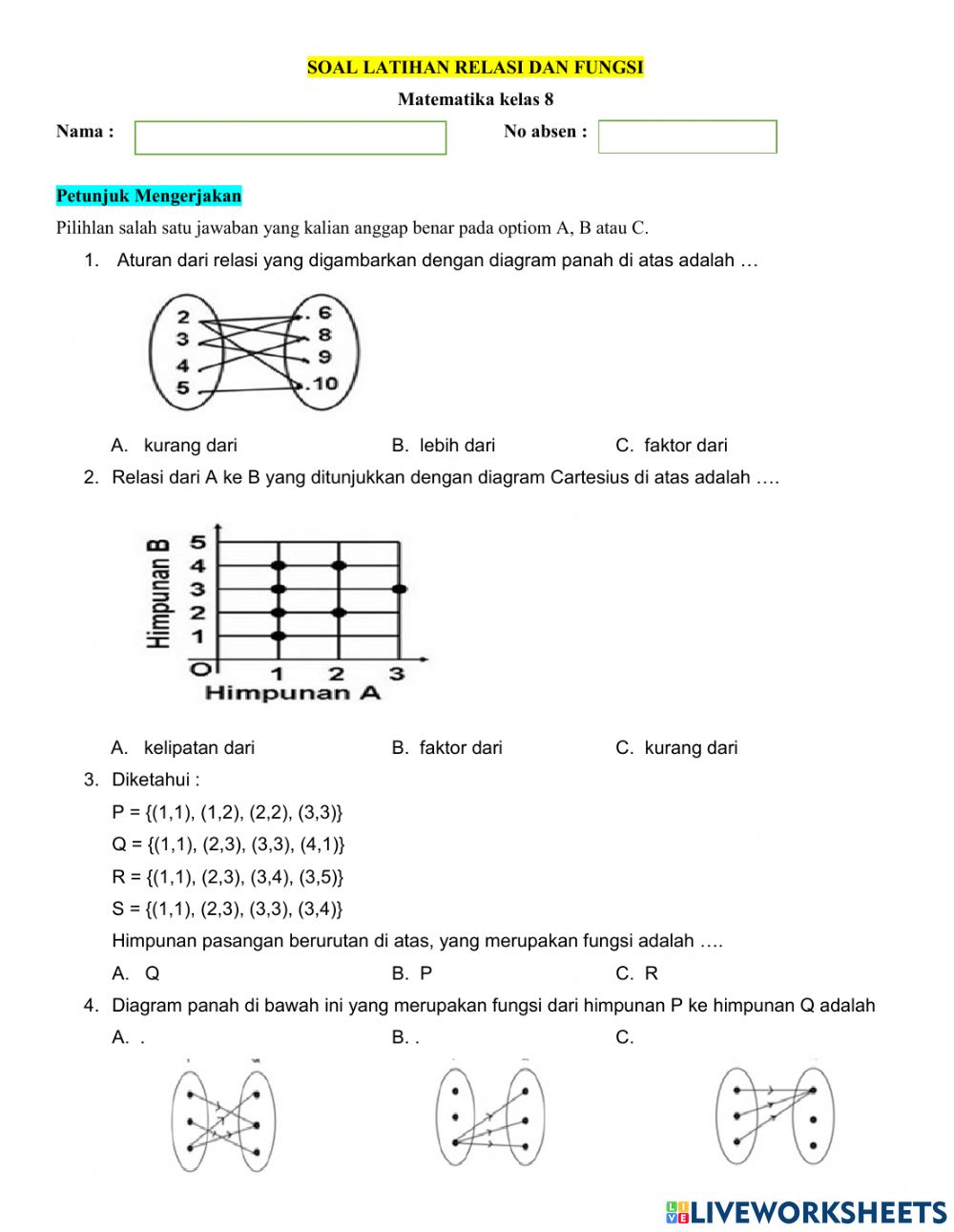 Detail Gambar Relasi Dan Fungsi Nomer 32