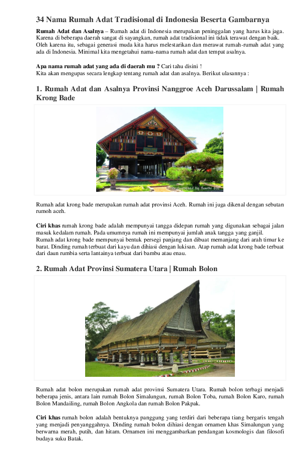 Detail Gambar Rumah Adat Di Indonesia Beserta Daerah Asalnya Nomer 23