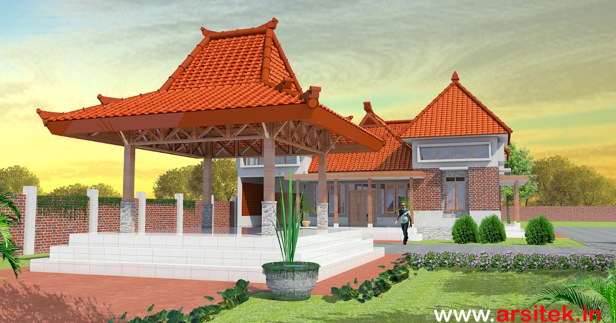 Gambar Rumah Joglo Untuk Anak 48+ Koleksi Gambar