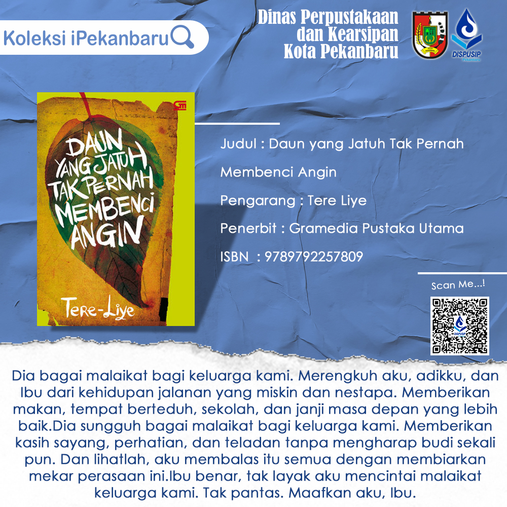 Detail Gambar Sampul Buku Daun Yang Jatuh Tak Membenci Angin Nomer 17