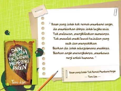 Detail Gambar Sampul Buku Daun Yang Jatuh Tak Membenci Angin Nomer 20