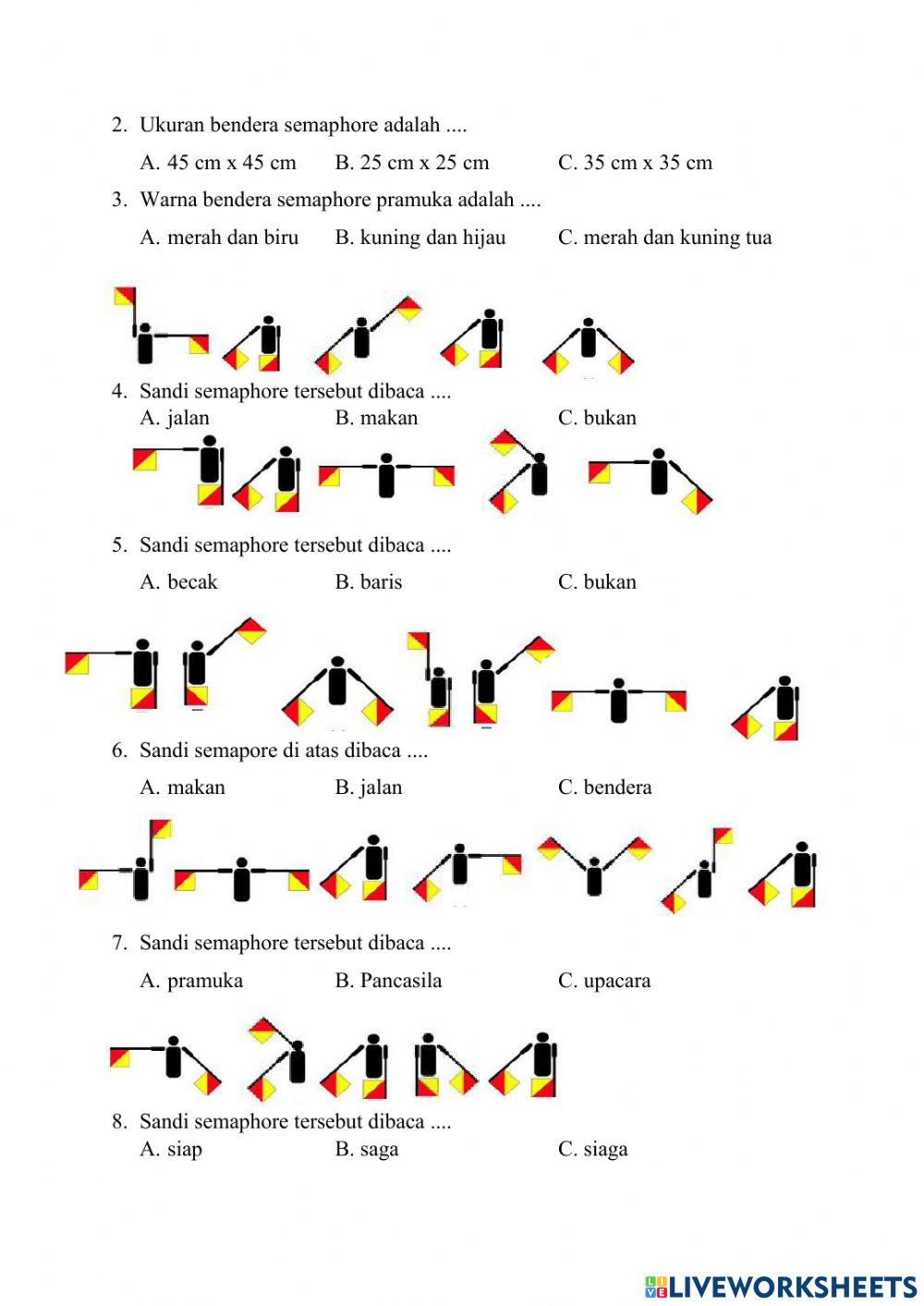 Detail Gambar Sandi Semaphore Nomer 17