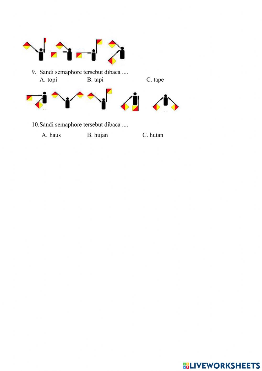 Detail Gambar Sandi Semaphore Nomer 40