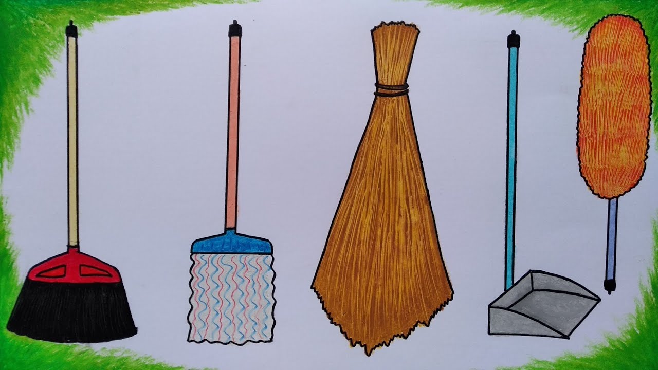 Detail Gambar Sapu Injuk Untuk Diwarnai Nomer 10