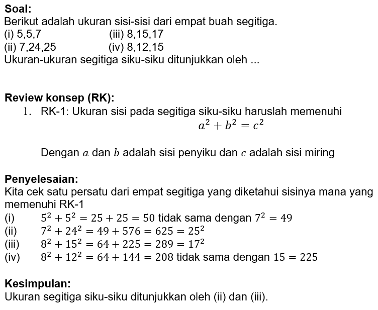 Detail Gambar Segitiga Siku Siku Beserta Ukurannya 51213 Nomer 23