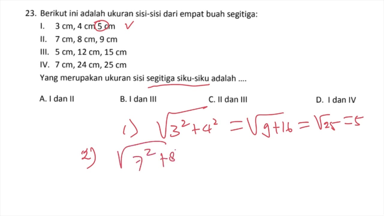 Detail Gambar Segitiga Siku Siku Beserta Ukurannya 51213 Nomer 46