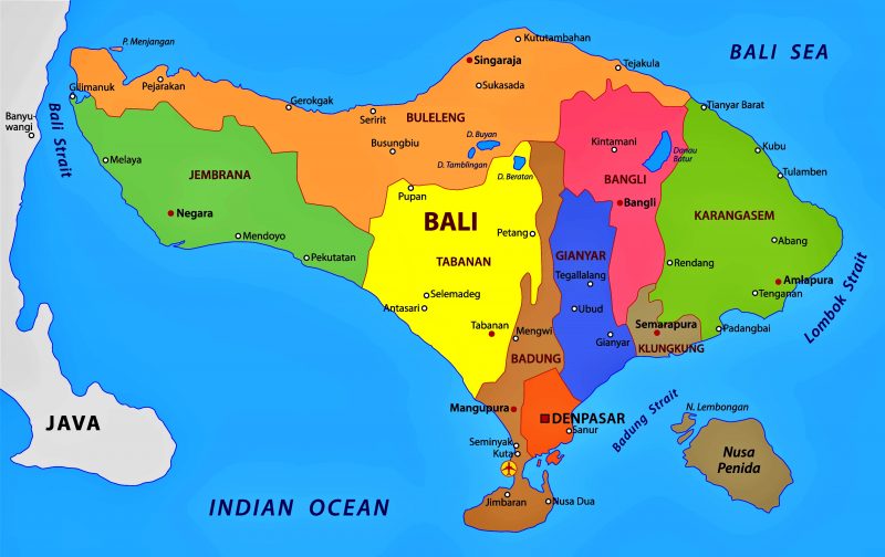 Detail Gambar Sekala Pulau Bali Nomer 4